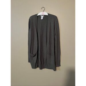 Matty m Grey Cardigan Woman’s Size Medium